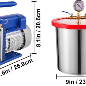 Vákuumkészlet  vákuumszivattyúval – 7,57 literes kamrával