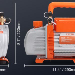 Vákuumszivattyú autójavításhoz RS1, 150W, 3,5 CFM