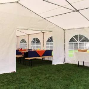Válaszfal 6m x 2,6m lángálló parti rendezvénysátorhoz