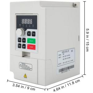 Változtatható frekvenciájú CNC meghajtó inverter – AC 220 V, 3 kW (4 HP), 1/3 fázisú bemenet, 3 fázisú kimenet, motorfordulatszám-szabályozáshoz