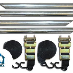 Viharvédelem 15 m talajrögzítés föld