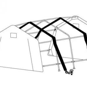 Viharvédelem 15 m talajrögzítés föld