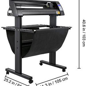 Vinyl fóliavágógép Plotter Állvánnyal  870 mm-es