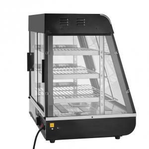 Vitrines melegentartó ételkiadó (gőzfűtés, 30–85 °C) 110 liter