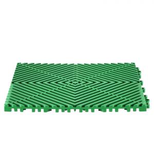 Vízelvezető padlóburkolat, padozat 31x31 cm (50 db) csúszásmentes zöld  4,6m 2