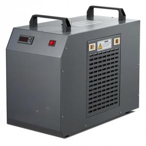 Vízhűtő – kompresszoros hűtőrendszer 7 L tartállyal, 18 l/perc áramlással CO₂ lézergravírozó gépekhez