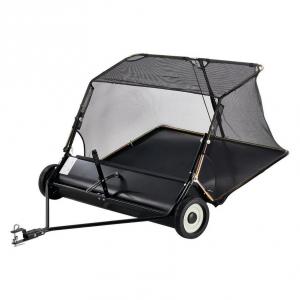 Vontatható gyepseprő 132 cm – fű- és lombgyűjtő fűnyíróhoz