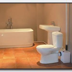 WC és háztartási szennyvízátemelő, darálós WC 600W