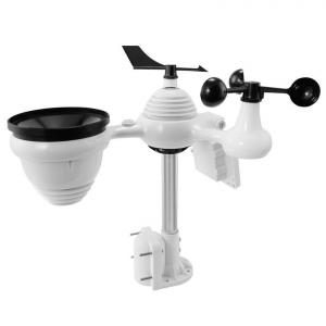 Wi-Fi-s professzionális meterológiai időjárás-állomás integrált kültéri multiszenzorral és 19,1 cm-es színes kijelzővel