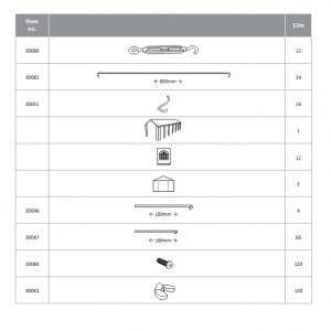 XXL Premium Pavilon, sörsátor  parti sátor rendezvénysátor 6x12 m ponyva PE 450 (72m2)
