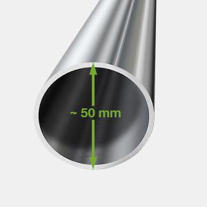 XXL Professzionális tűzálló extra erős party rendezvénysátor 8x20 m, ponyva PVC 1400 fehér + 2,6m erősített szerkezettel fehér  (160m2)
