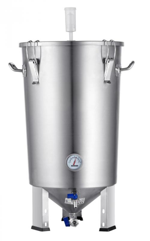 Fermentáló edény, sörfőző – 30 liter hőmérővel