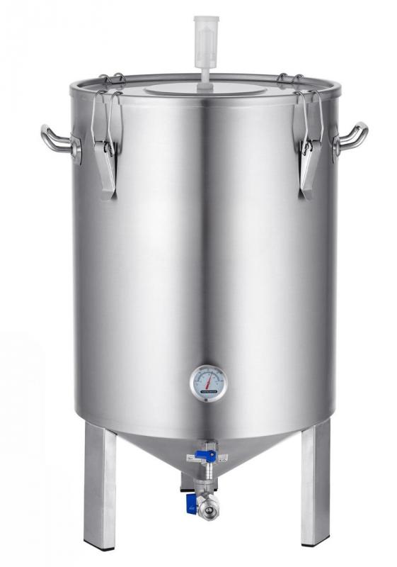 Fermentáló edény, sörfőző – 60 liter hőmérővel