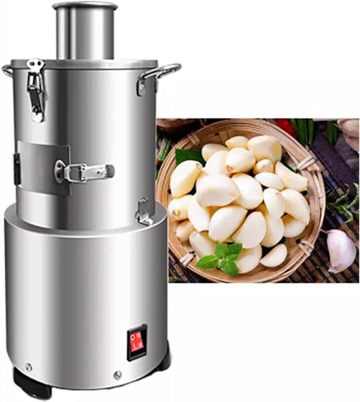 Fokhagyma pucoló gép rozsdamentes acél – 30kg/h-200W