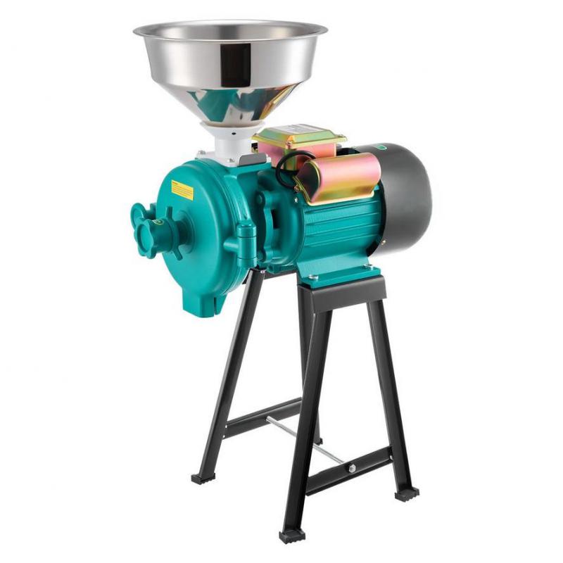 Fűszermalom, gabonadaráló, fűszerdaráló gép 50 kg/óra teljesítménnyel, 2200 W-os öntöttvas, száraz gabonák, fűszerek és kávé őrléséhez