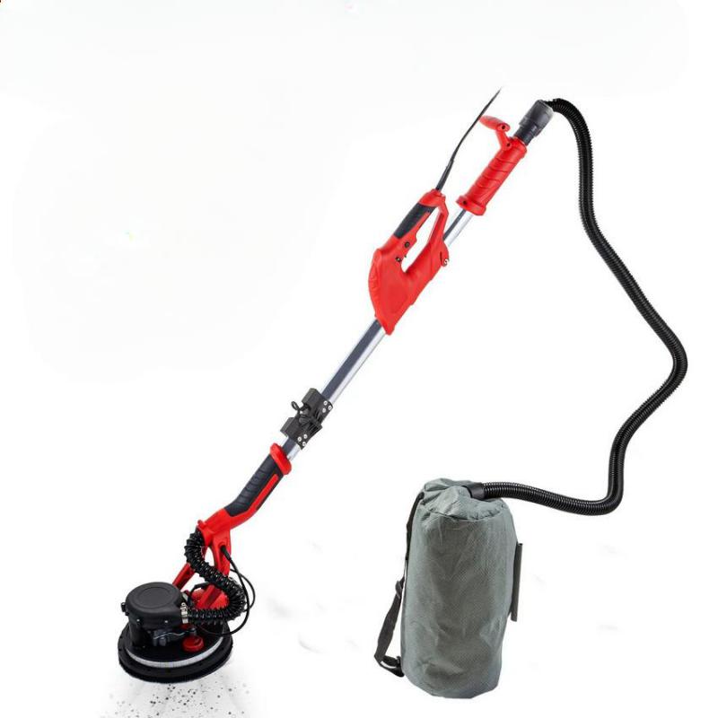 Gipszkarton csiszoló teleszkópos nyéllel – 750 W, LED világítással és porelszívással