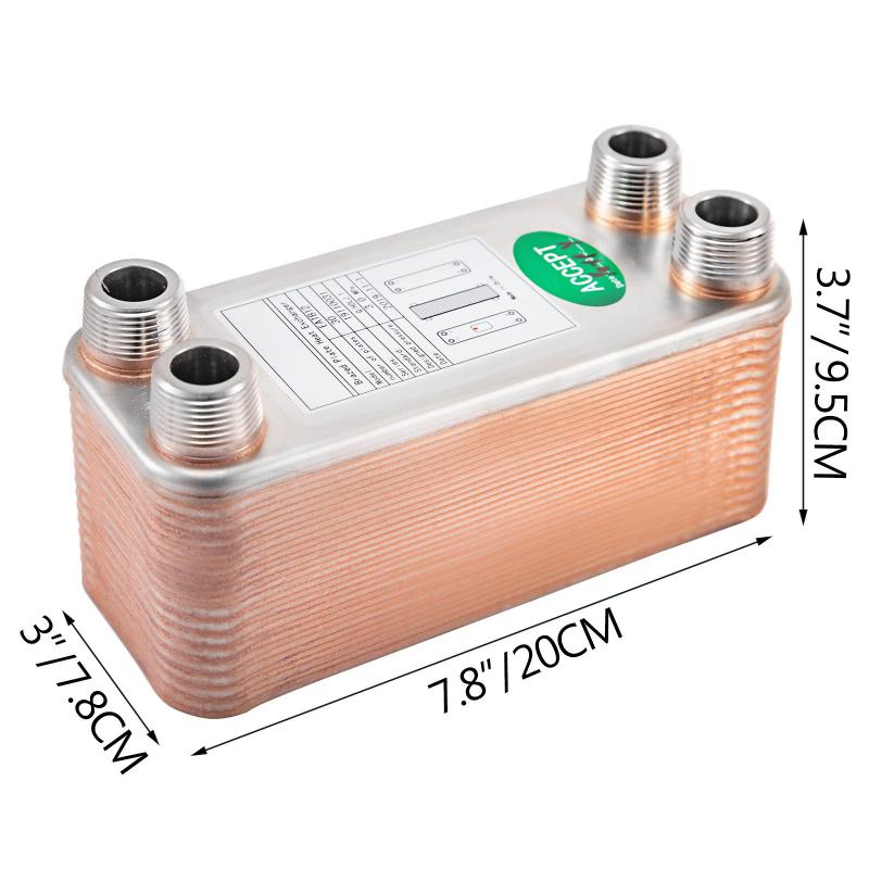 Hőcserélő,  30 lapos 316 liter