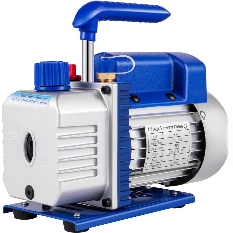 HVAC vákuumszivattyú – 85 l/perc, 1/4 LE, 5 Pa végső vákuum