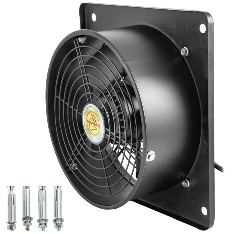 Ipari Fém Axiális Ventilátor 25 cm