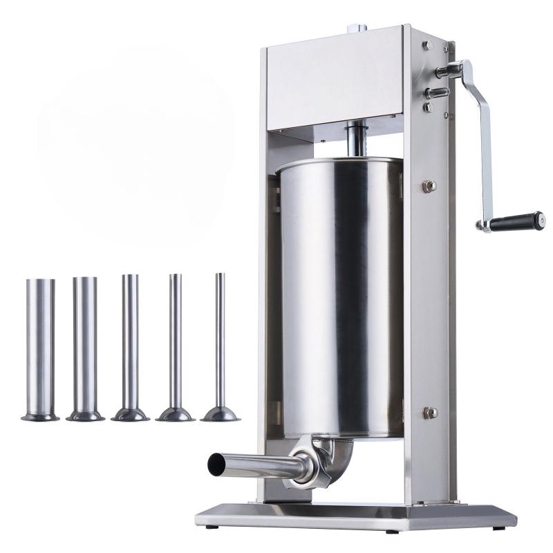 Ipari kézi Hurka-Kolbász Töltő rozsdamentes acél 15 Literes