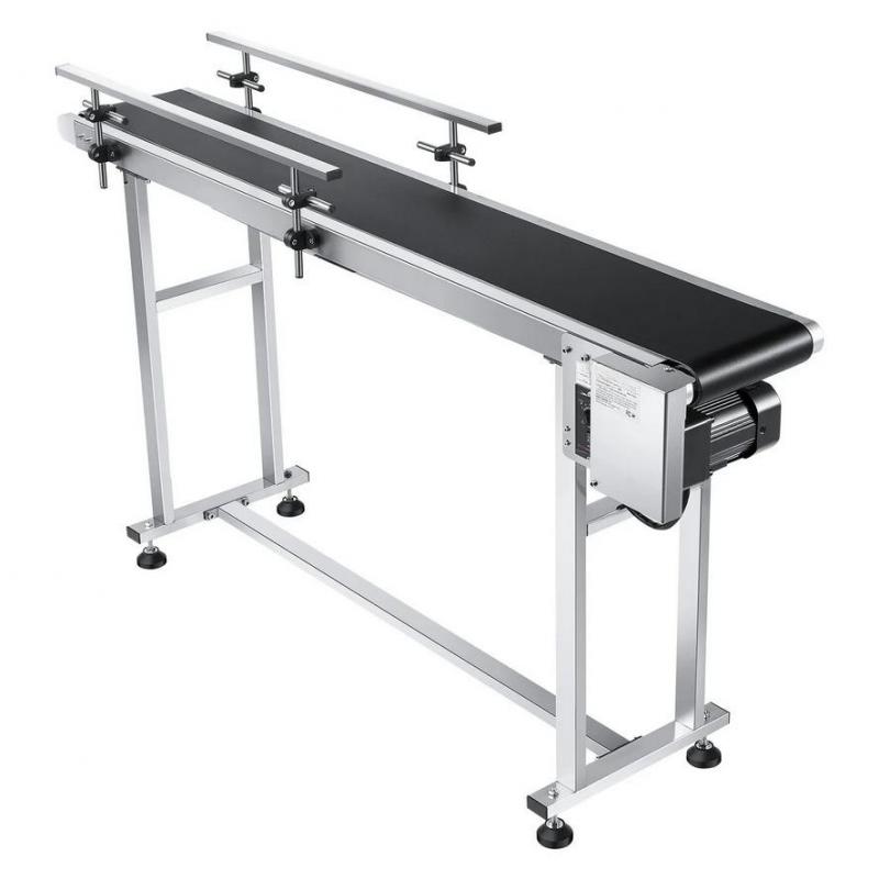 Ipari szállítószalag-rendszer – 1500 × 200 mm, 37,5 kg teherbírás, rozsdamentes acél kivitel