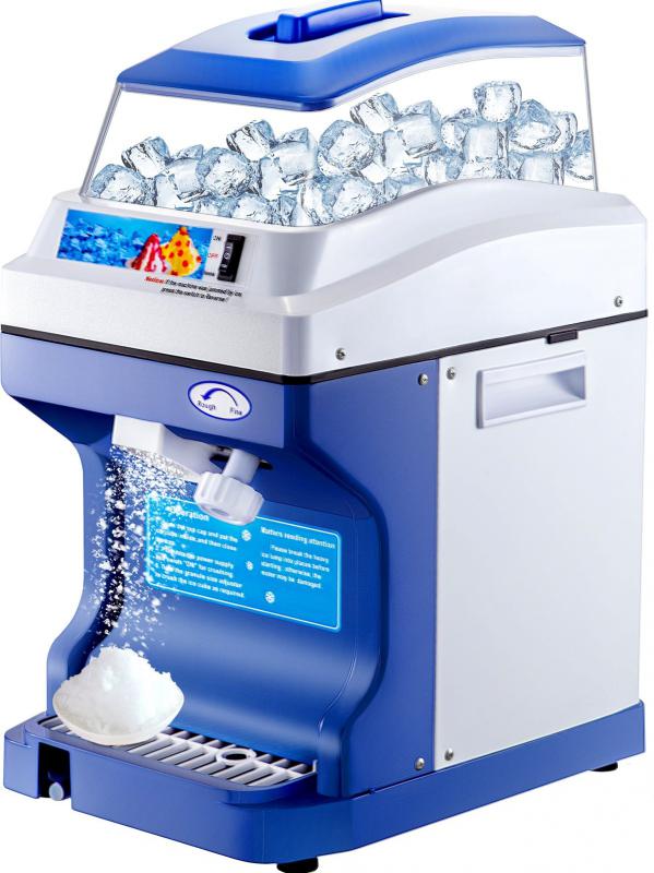 Jégborotva, jégdaráló gép 300 W, rozsdamentes acél penge 200 kg/óra