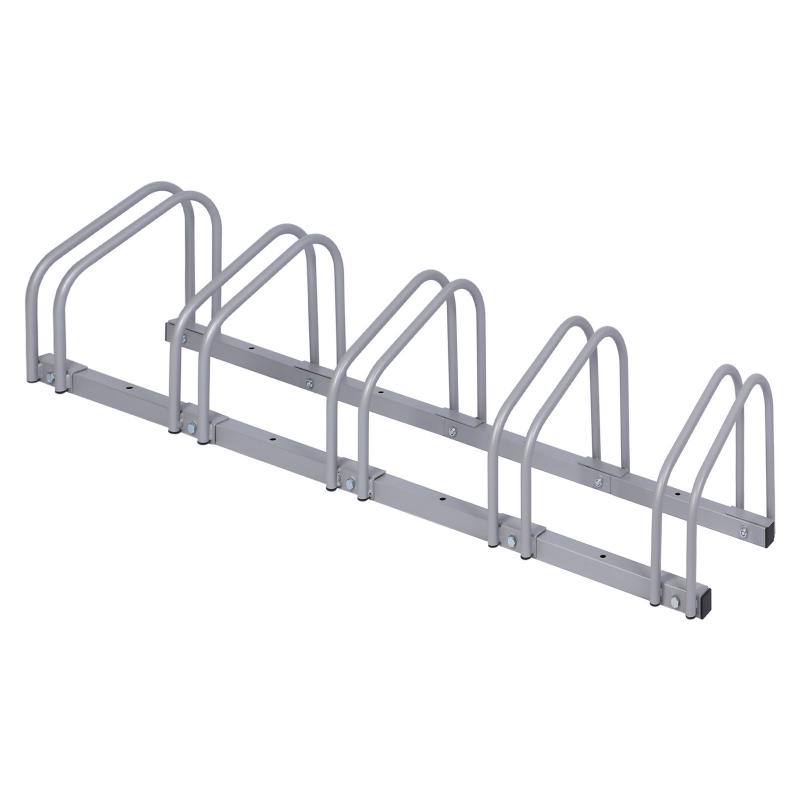 Kerékpártároló, kerékpártartó, bicikli tároló fém 5 állásos