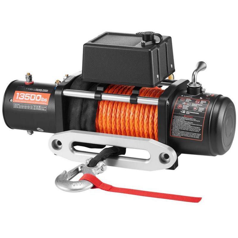 Nagy teherbírású, 12 V-os elektromos csörlő 6100 kg