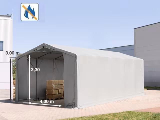 Outlander  ponyva csarnok  raktársátor 6x10m oldalmagasság 3,00m ponyva  ponyva lángálló PVC szürke