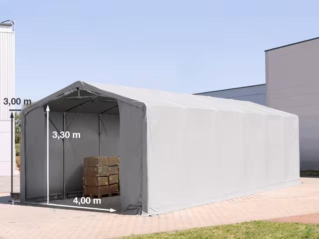 Outlander raktársátor ponyva csarnok 6x16m oldalmagasság 3,00m  standard bejárat ponyva PVC