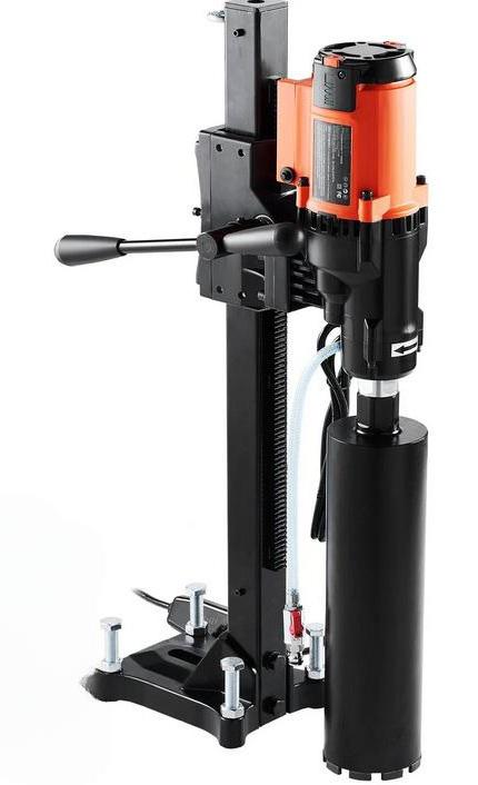 Professzionális 3200 W Állványos Magfúrógép – Nedves és Száraz Fúrás Ø200 mm Kapacitással