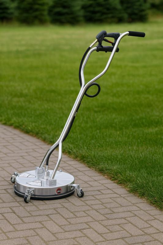 Professzionális felülettisztító, járdatisztító   rozsdamentes acél  46 cm – 275 bar, 15 l/perc, 100 °C-ig