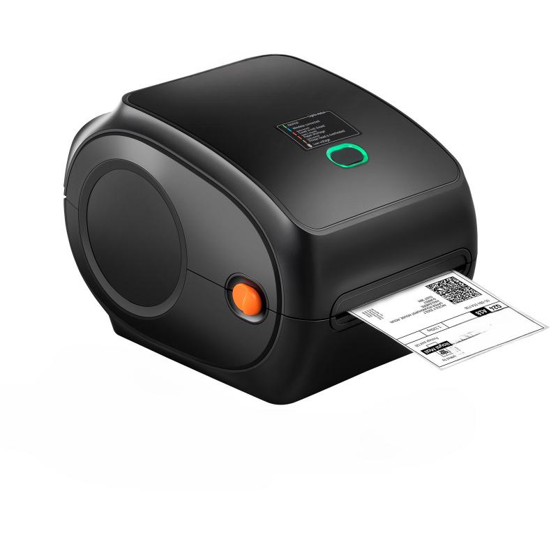 Professzionális hőcímke-nyomtató – 300 DPI felbontás, Bluetooth és USB csatlakozás, 150 mm/s