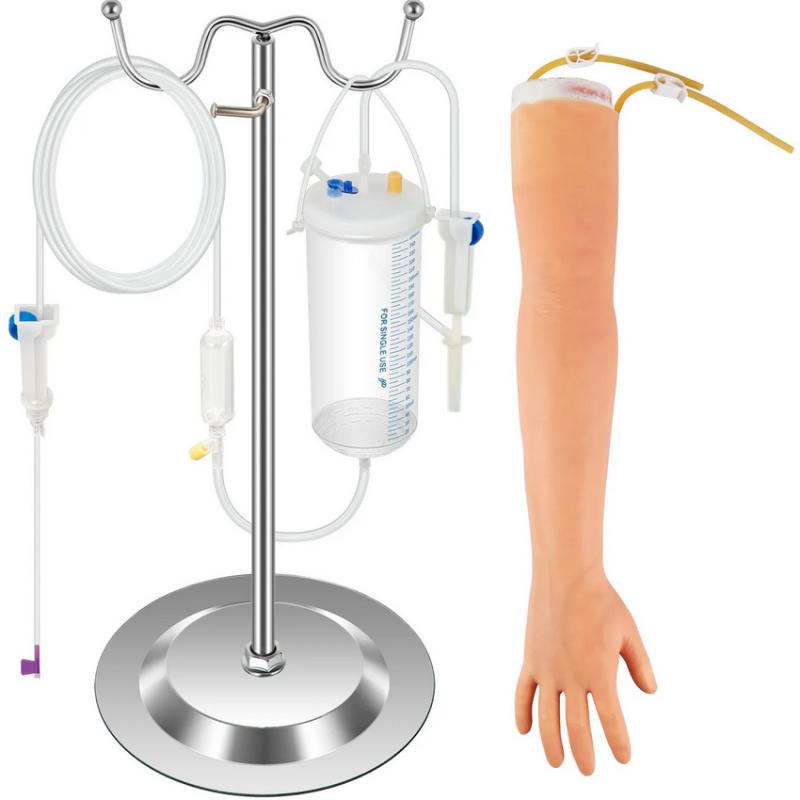 Professzionális infúziós és vénapunkciós vérvételi gyakorlókar egészségügyi képzésekhez