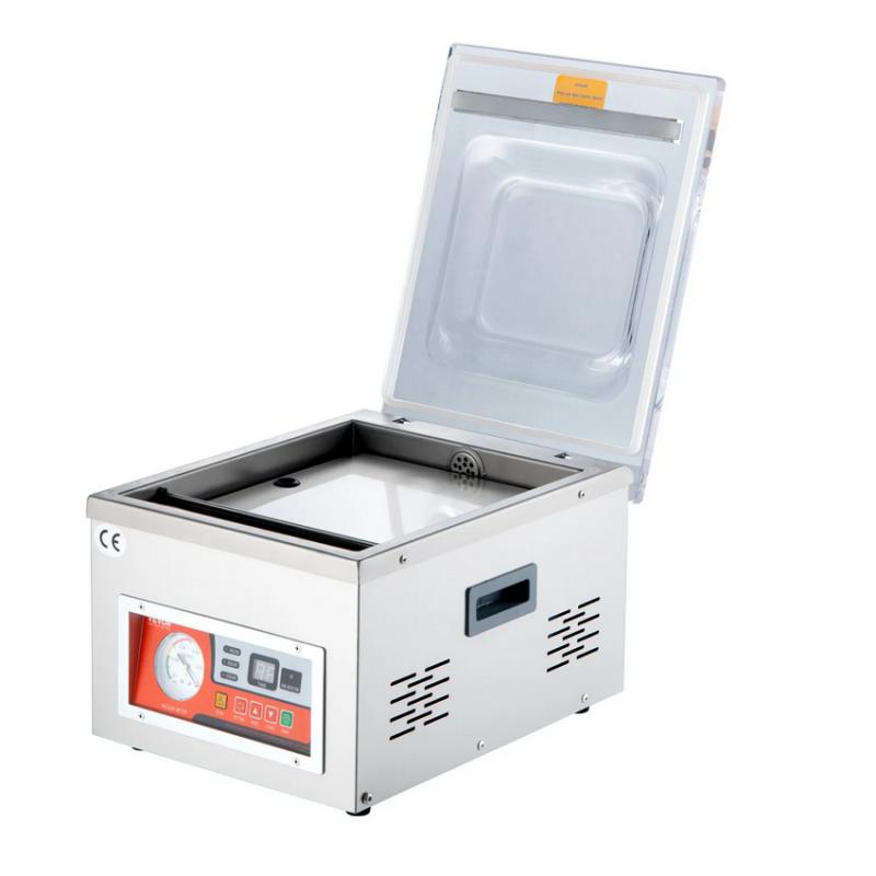 Professzionális kamrás vákuumcsomagoló gép , 950W teljesítmény, -100 kPa vákuumhatással
