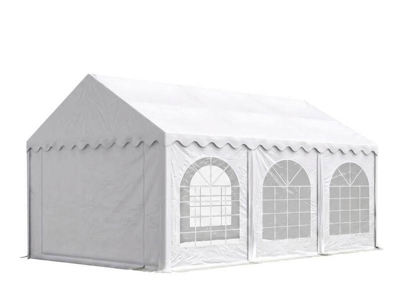 Professzionális rendezvénysátor 3x6 m, ponyva PVC 750 erősített szerkezettel