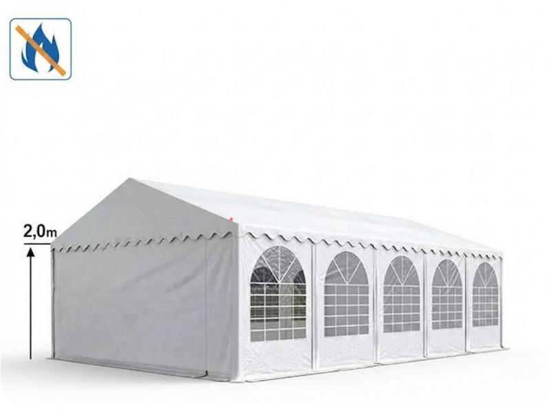 Professzionális rendezvénysátor 6x10 m,ponyva PVC lángálló erősített szerkezettel