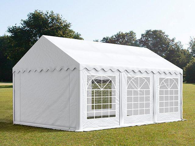 Professzionális rendezvénysátor parti sátor 4x6 m, ponyva PVC (24m2)