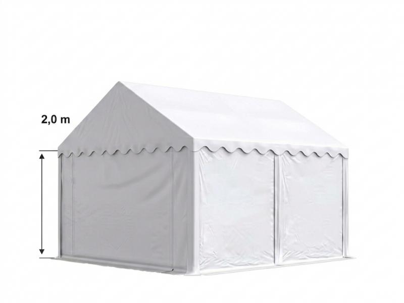 Raktársátor tároló sátor 3x4 m ponyva PVC erősített szerkezettel padlókerettel