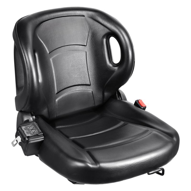 Targonca, fűnyíró traktor ülés állítható háttámlával biztonsági övvel üléskapcsolóval 56 cm