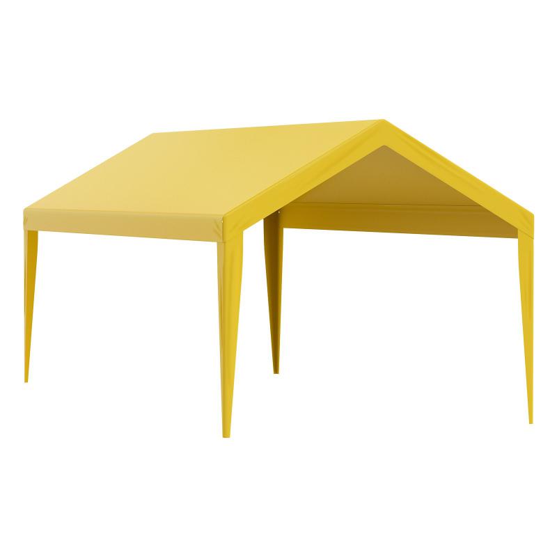 Tető ponyva mobilgarázshoz 3x6m sárga