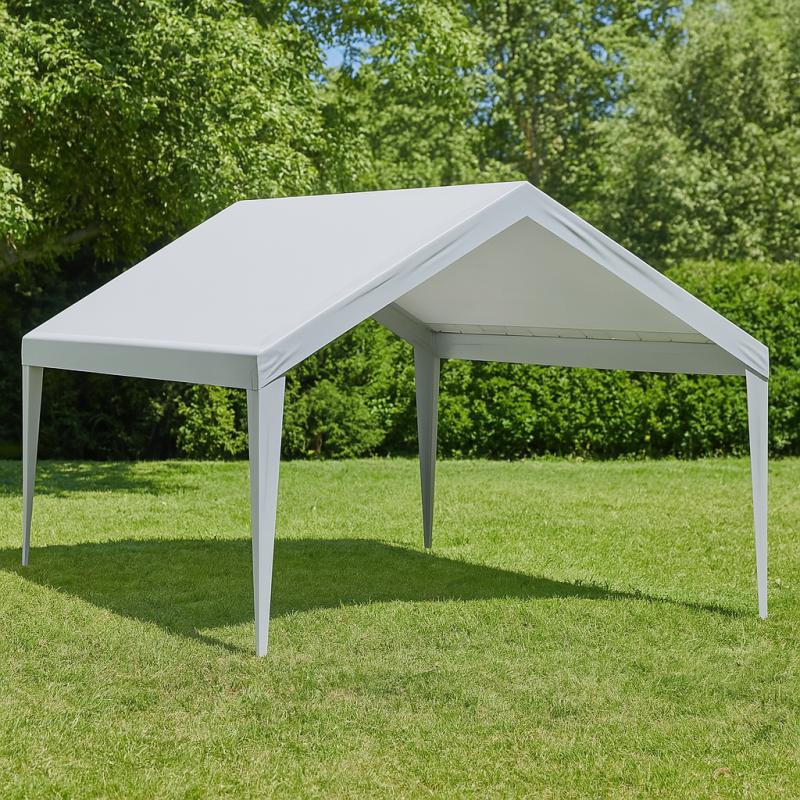 Tető ponyva mobilgarázshoz 4x6m szürke