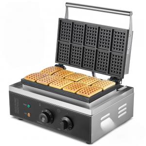 10 adagos gofrisütő – 1550 W teljesítménnyel