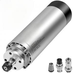 1,5 kW-os léghűtéses CNC maróorsó motor, 65×205 mm, 220–250 V, 400 Hz, 8000–24000 ford/perc, nagy pontosságú NSK csapágyakkal