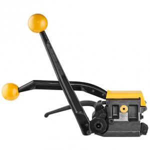 3 az 1-ben kézi acélpántoló szerszám – feszítés, krimpelés és vágás egy eszközben, 13–19 mm széles acélpántokhoz