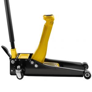 3 tonnás  hidraulikus autóemelő lábpedálos vezérléssel, SUV adapterrel, 75–500 mm emelési tartománnyal