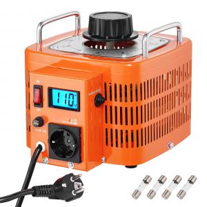 3000 VA Feszültségszabályozó Transzformátor 0-300 V, 10A, LCD Kijelző