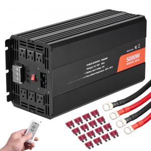 3000 W teljesítményinverter, módosított szinuszhullám, DC 12 V-ról AC 230 V-ra, LCD kijelzővel