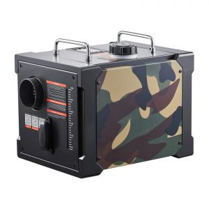 8 kW-os hordozható dízel légfűtő – alacsony fogyasztás, ≥90% hatásfok, Bluetooth vezérlés, 12V/24V/220V működés, járművekhez és helyiségekhez