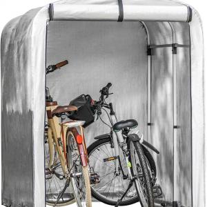 Aluminium Motorgarázs, kerékpár tároló, UV-védelemmel (176x163x 120 cm) viharvédelemmel